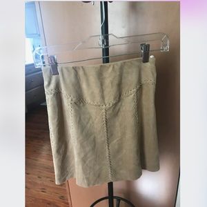 Free People suede skirt